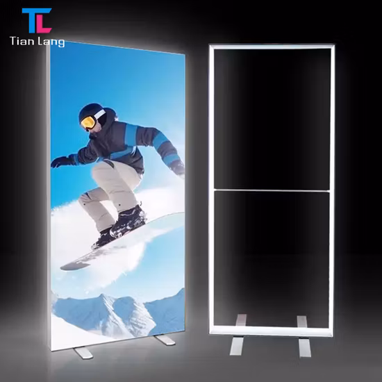 Estrutura de tecido de perfil de alumínio Seg duplo